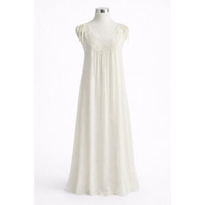 Ralph Montenero Bridal Lace Nightgown Union Made USA Romantic Honeymoon Small
